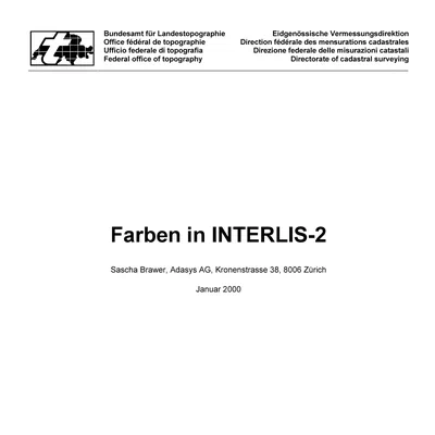 Colors in INTERLIS 2
