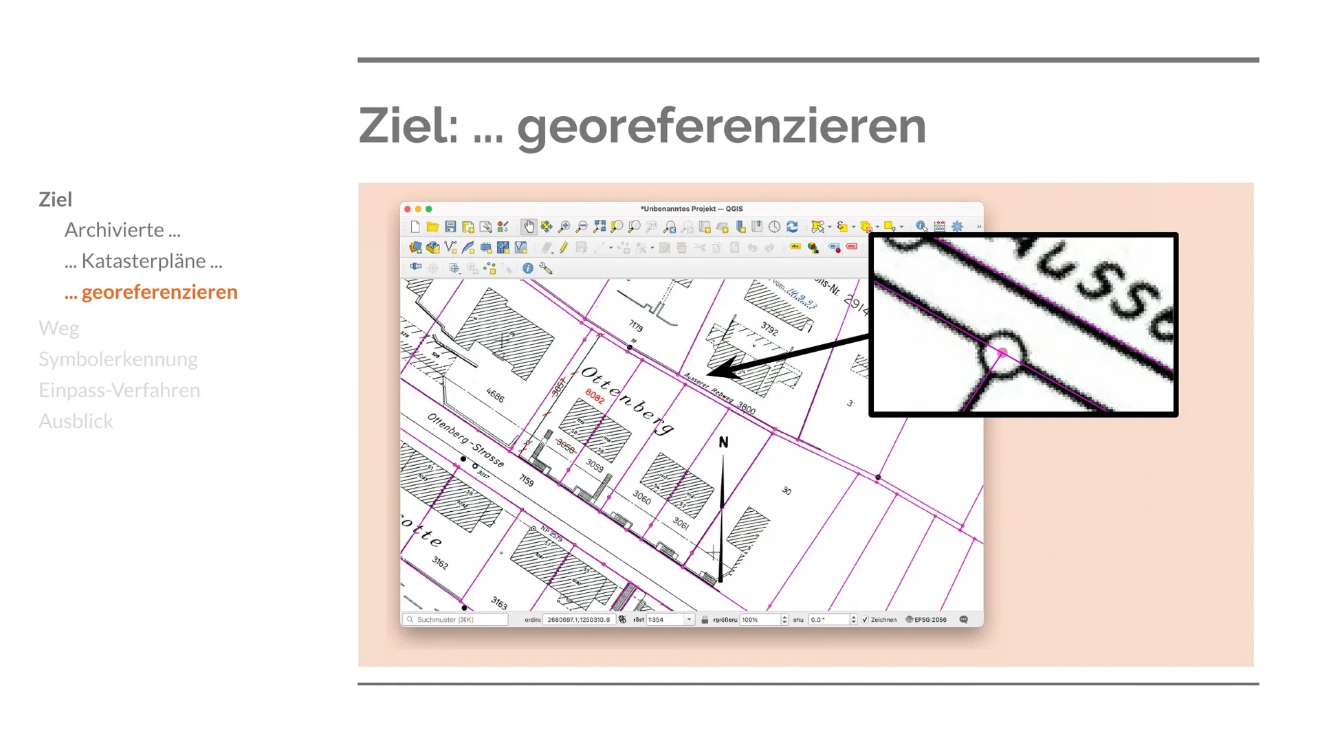 Automated Georeferencing of Archived Cadastral Plans
