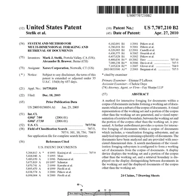 Multi-Dimensional Foraging and Retrieval of Documents